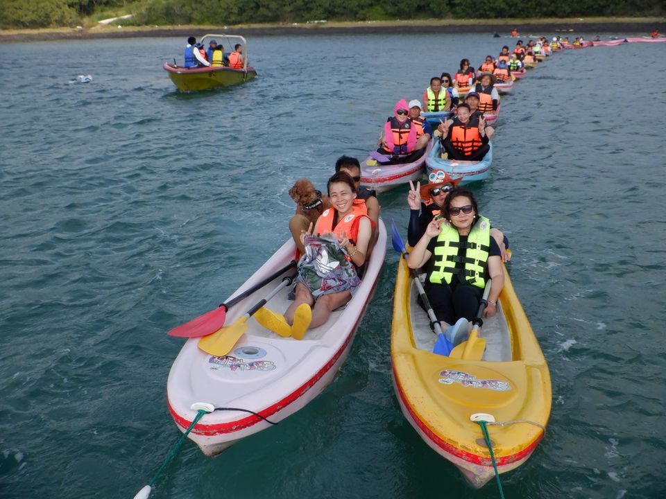 澎湖旅遊-獨木舟跨島